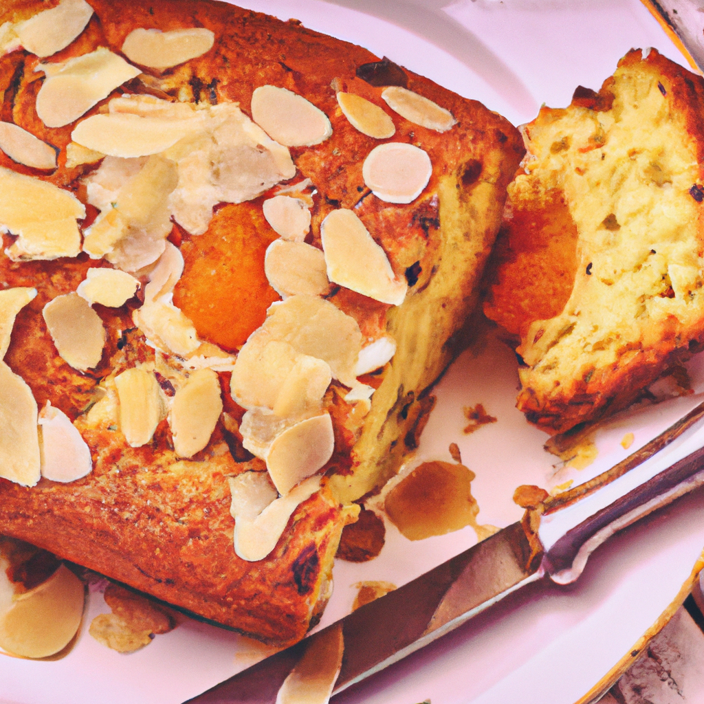 Almond Apricot Coffee Cake