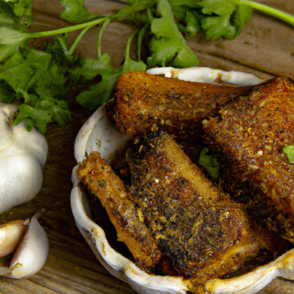 Dry Garlic Spareribs
