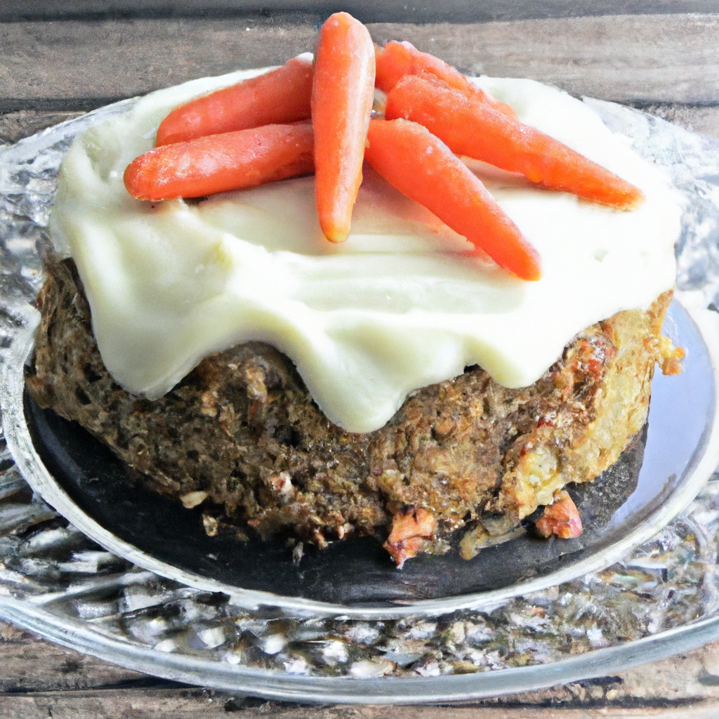 Raw Vegan Carrot Cake With Vanilla Walnut Frosting