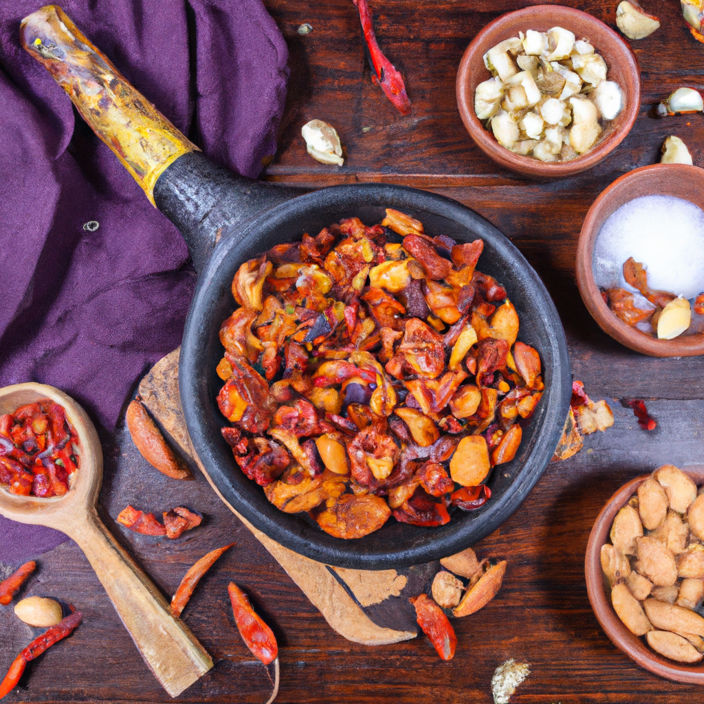 Garlic Hot Pepper Almonds