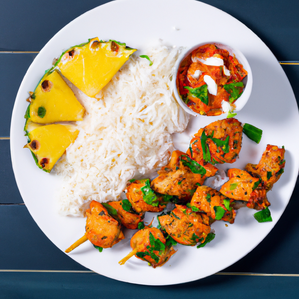 Tropical Chicken Kabobs