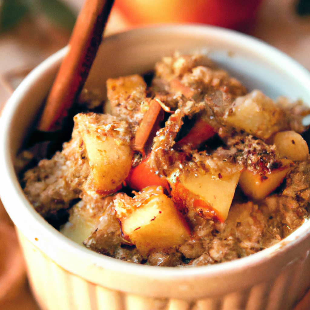 A Healthy Fall Breakfast Quinoa Sweet Potato Apple Pudding