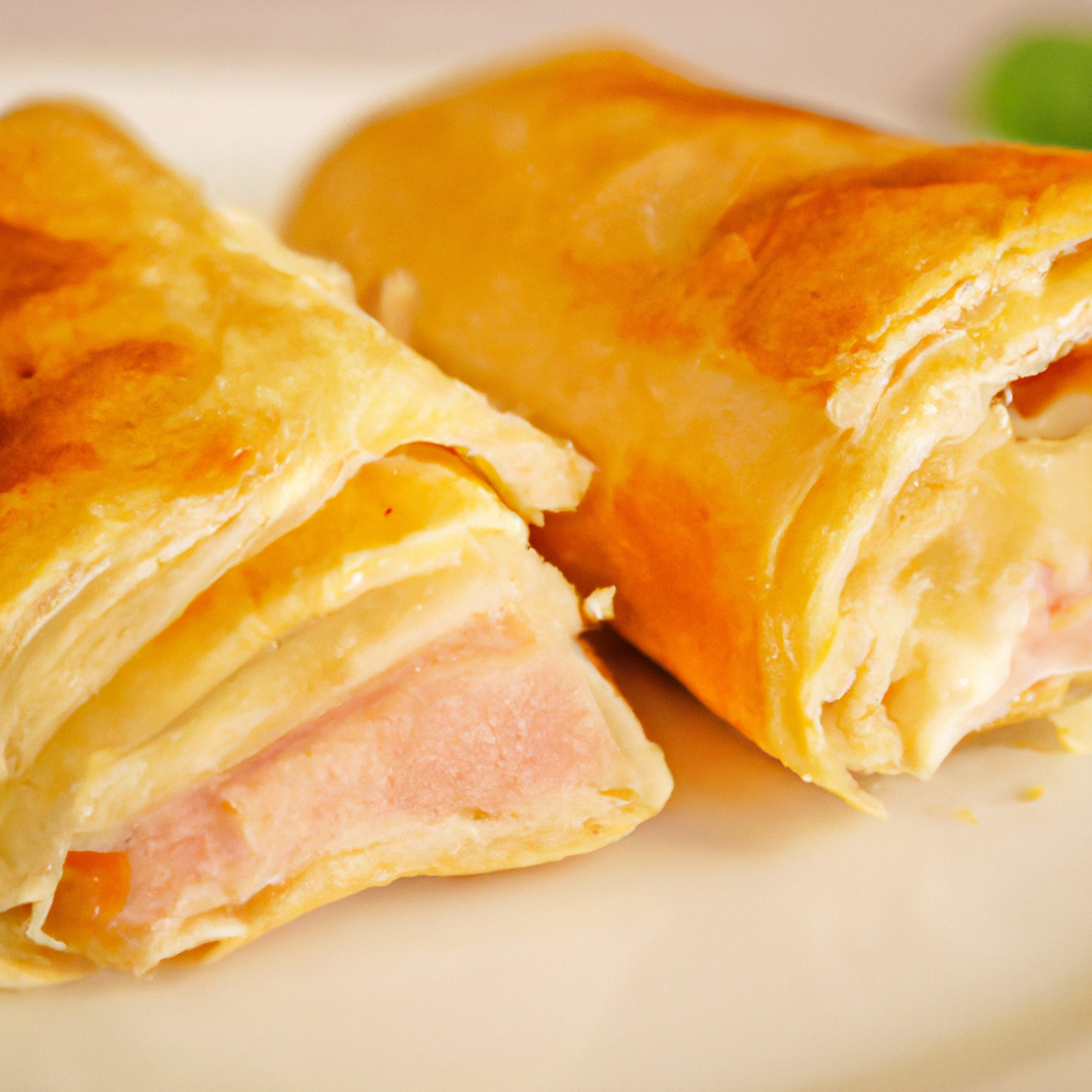 Ham And Cheese Strudel