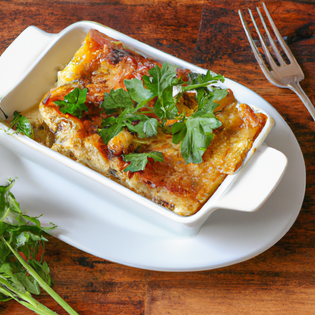 Sourdough Cheddar Bread Pudding
