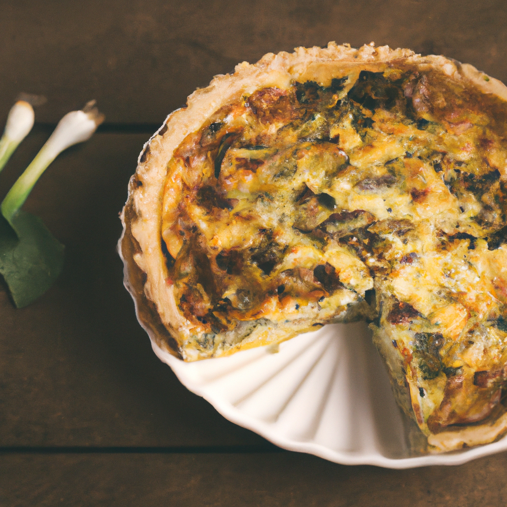 Leek And Mushroom Quiche