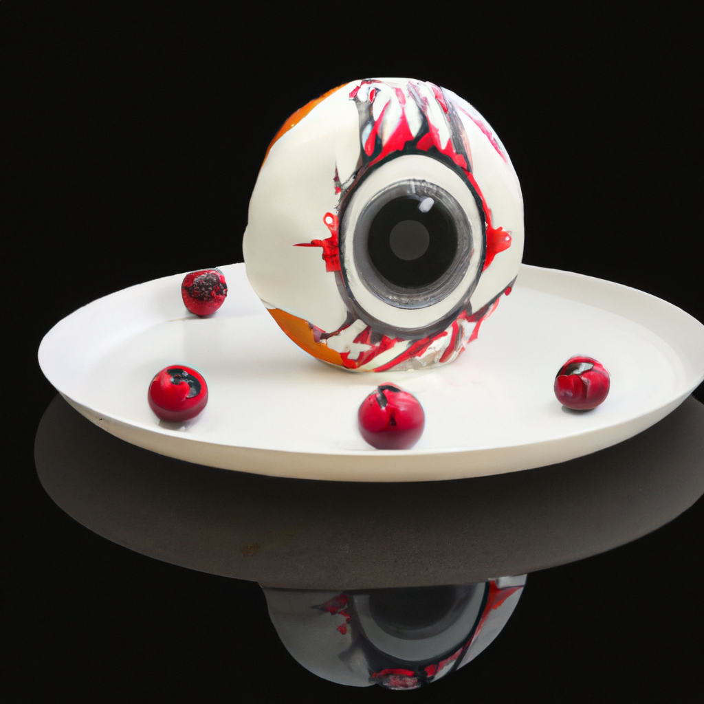 Creepy Crunchy Donut Eyeballs