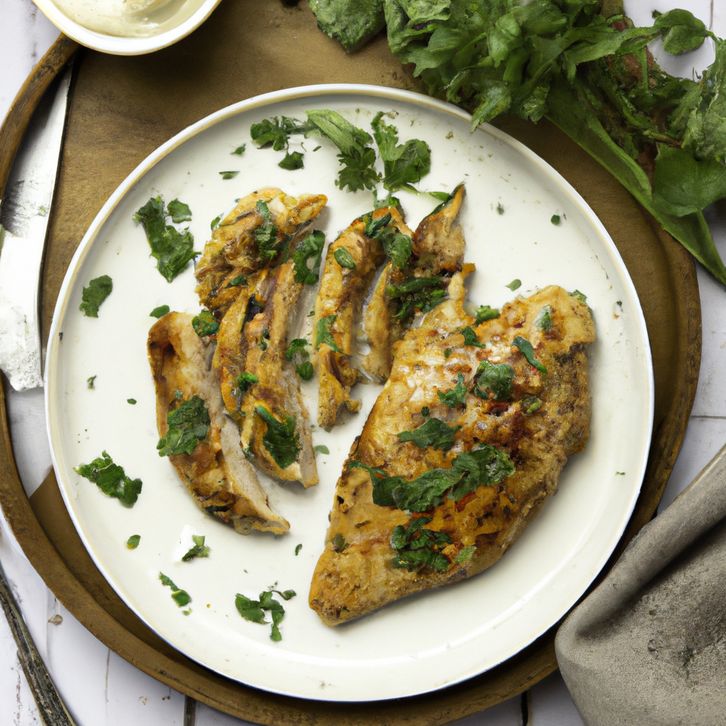 Grilled Chicken With Garlic Butter