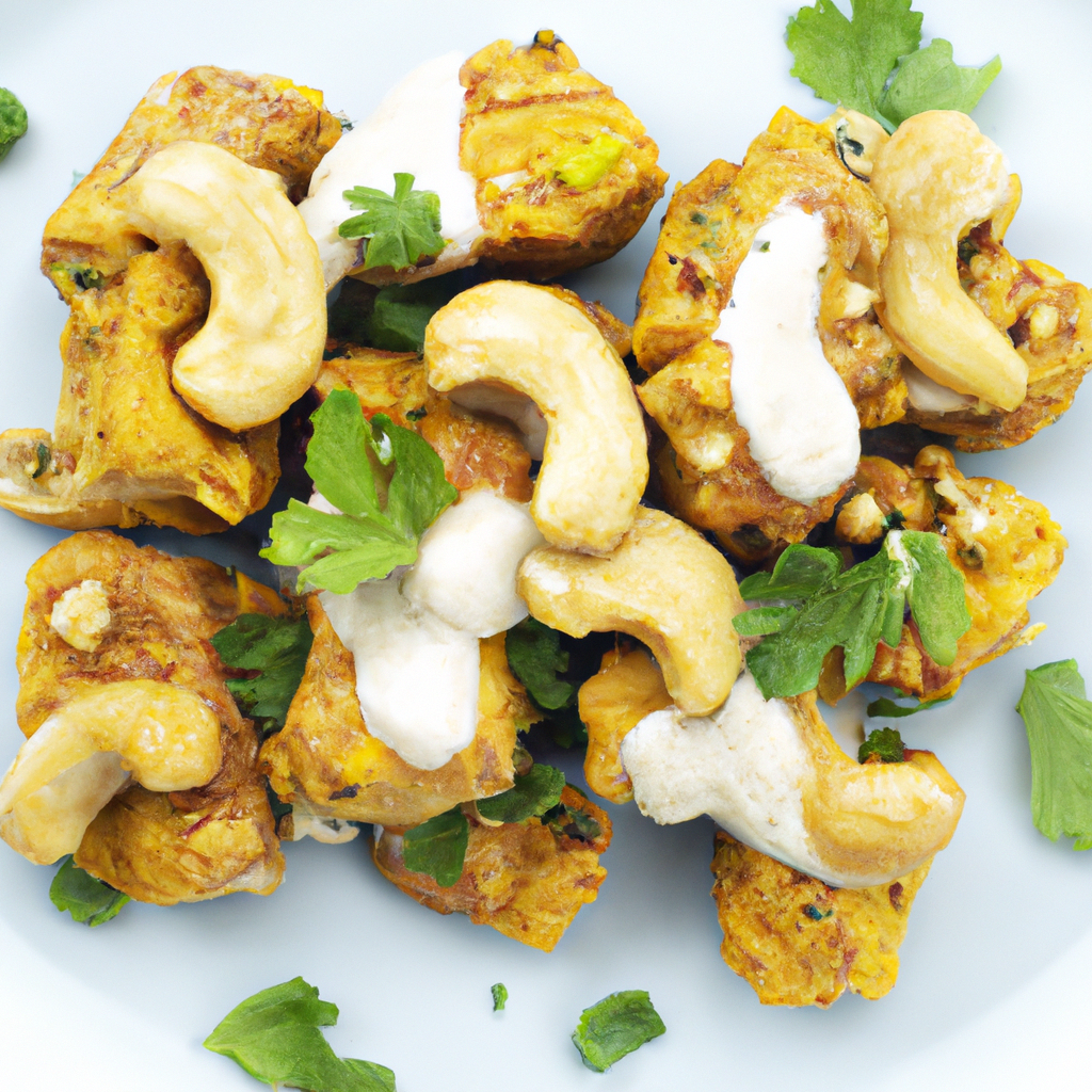 Buffalo Tempeh With Cashew Ranch Sauce