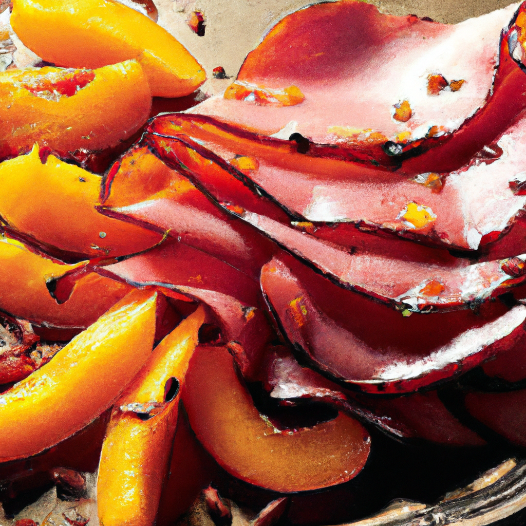 Habanero Peach Glazed Ham