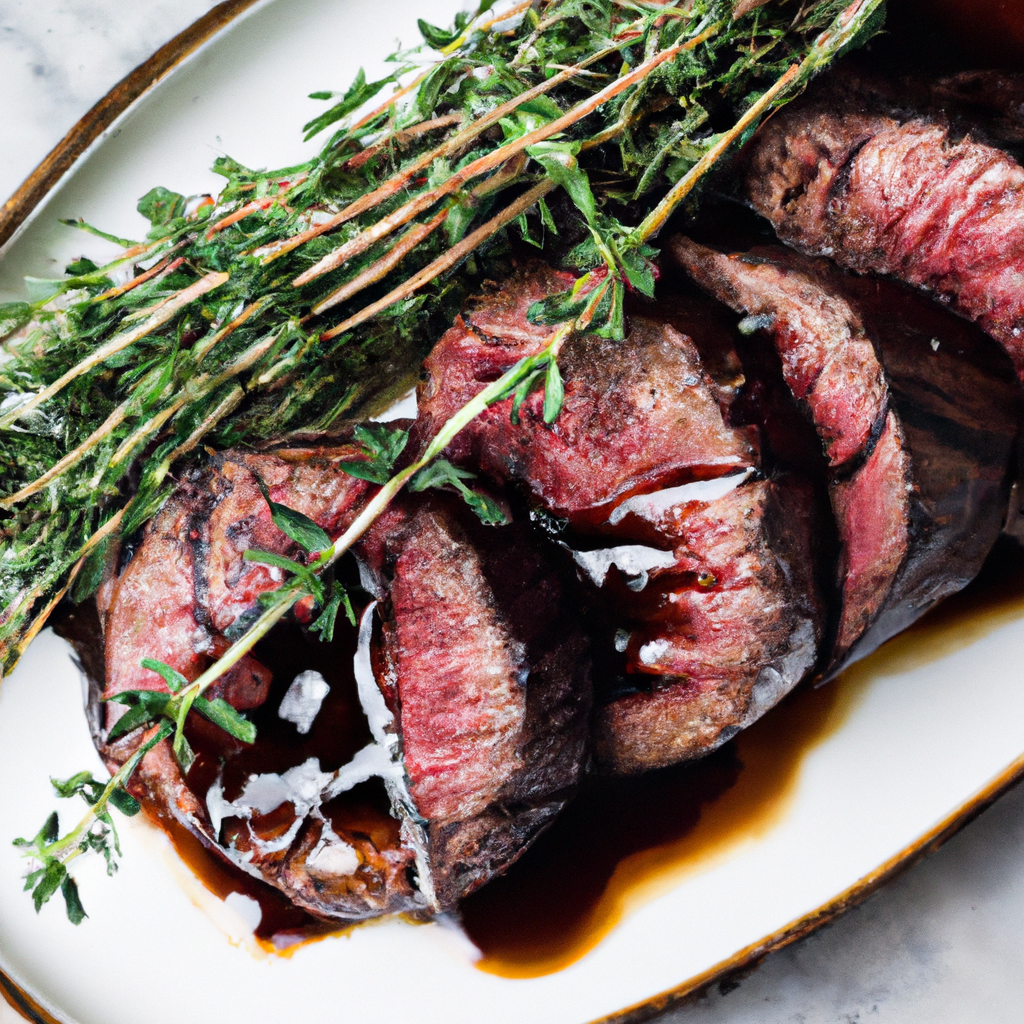 Glazed Saddle Of Venison