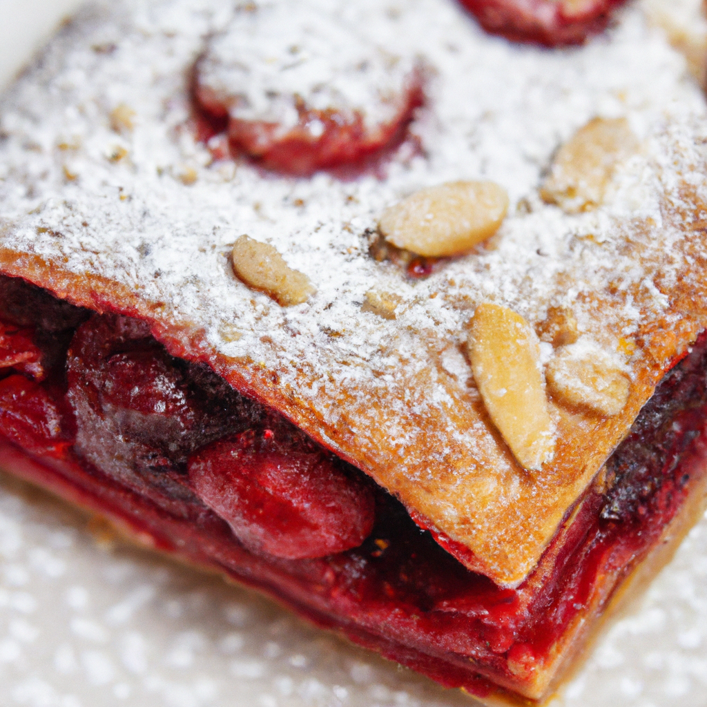 Almond Macaroon Cherry Pie