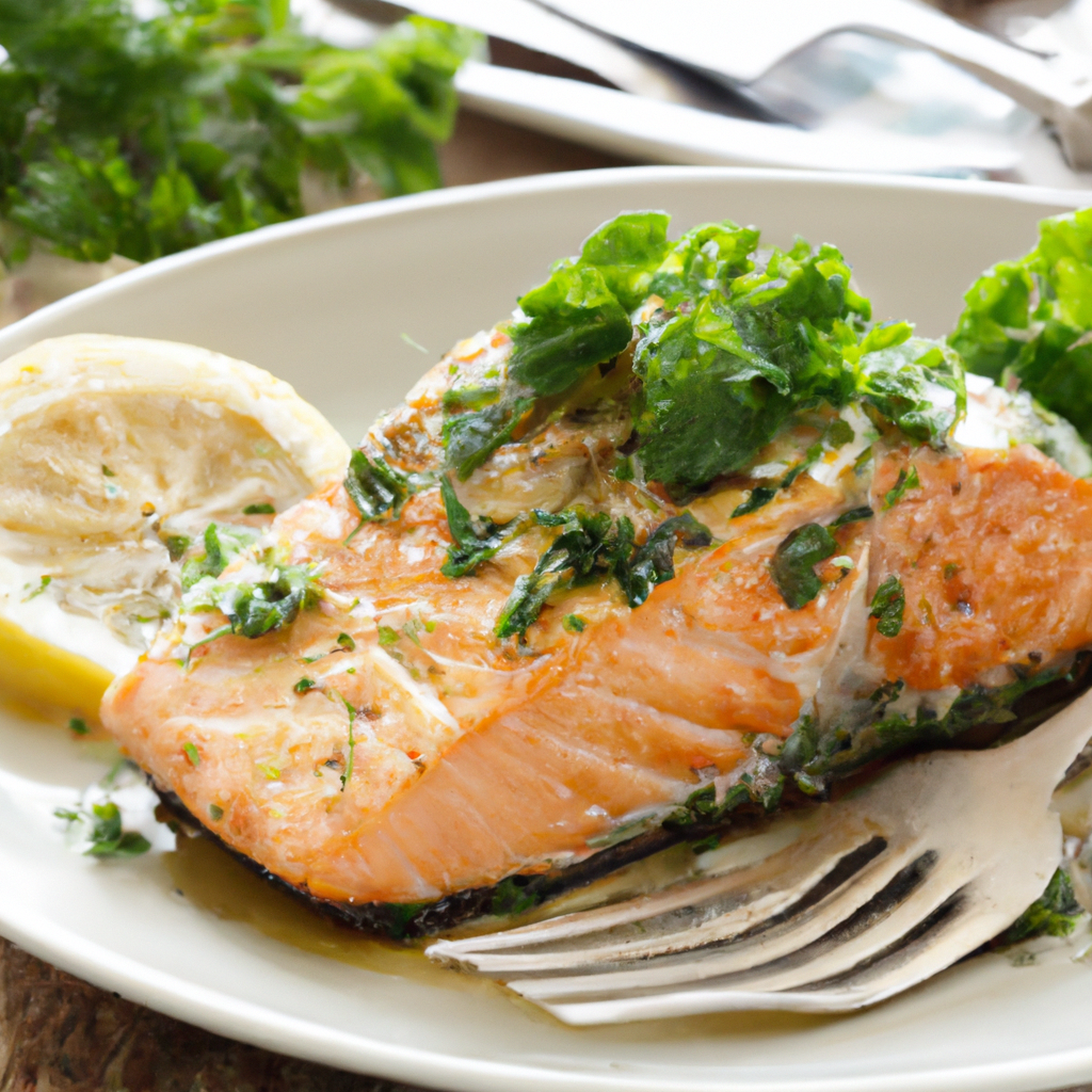 Ginger Peppered Salmon