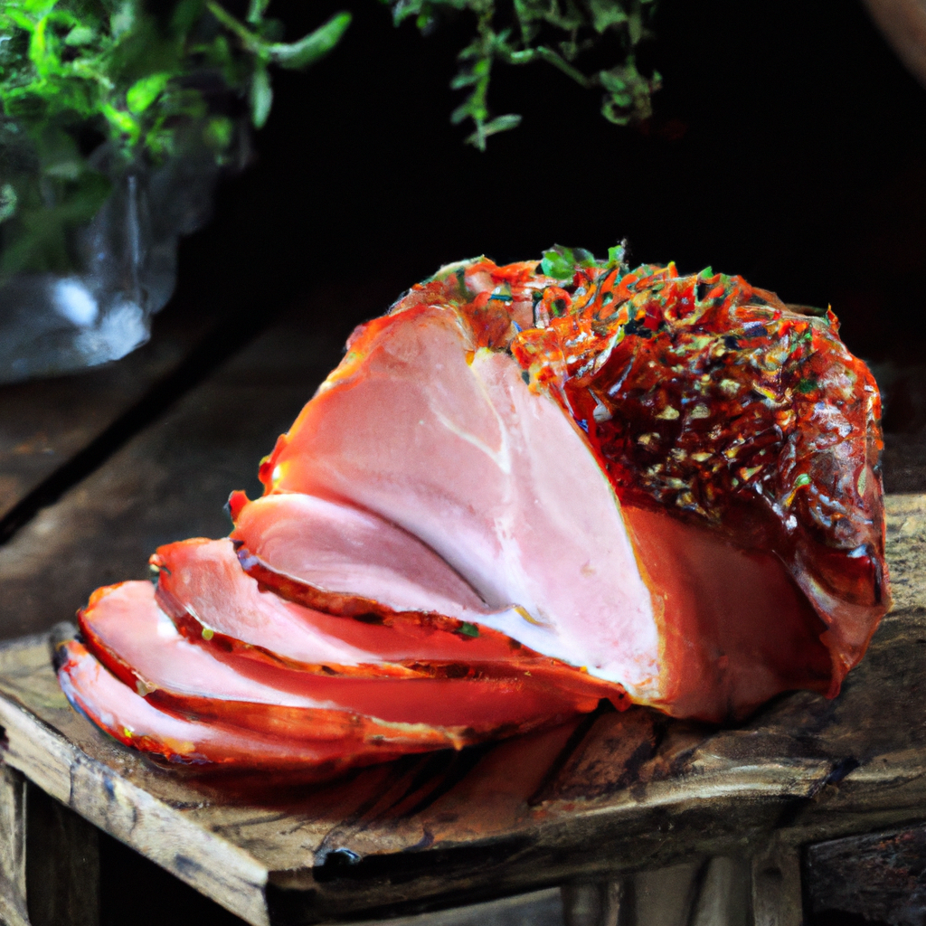 Baked Whiskey Glazed Ham