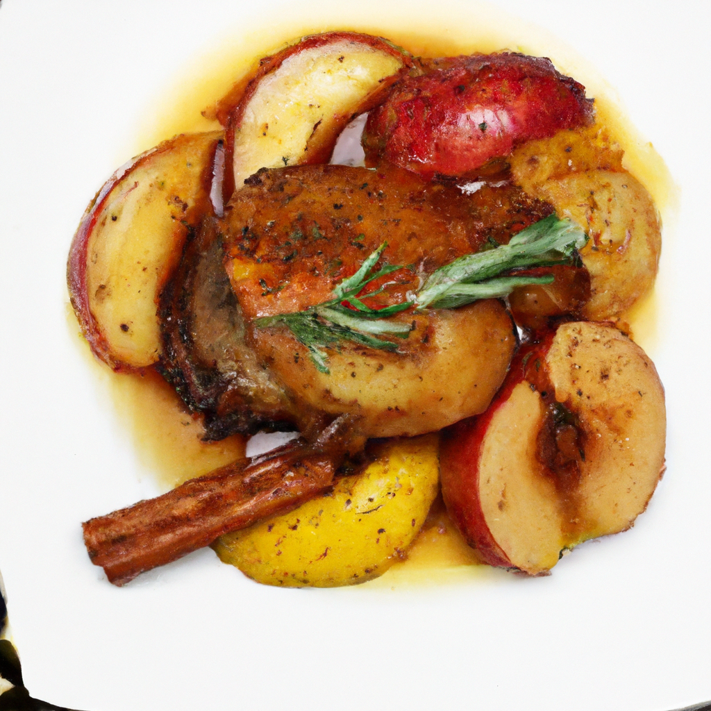 Cinnamon Apple Pork Roast