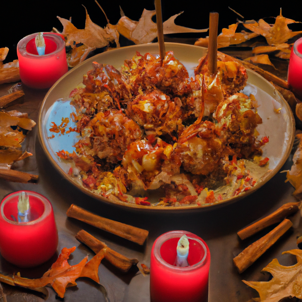 Candy Apple Popcorn Balls