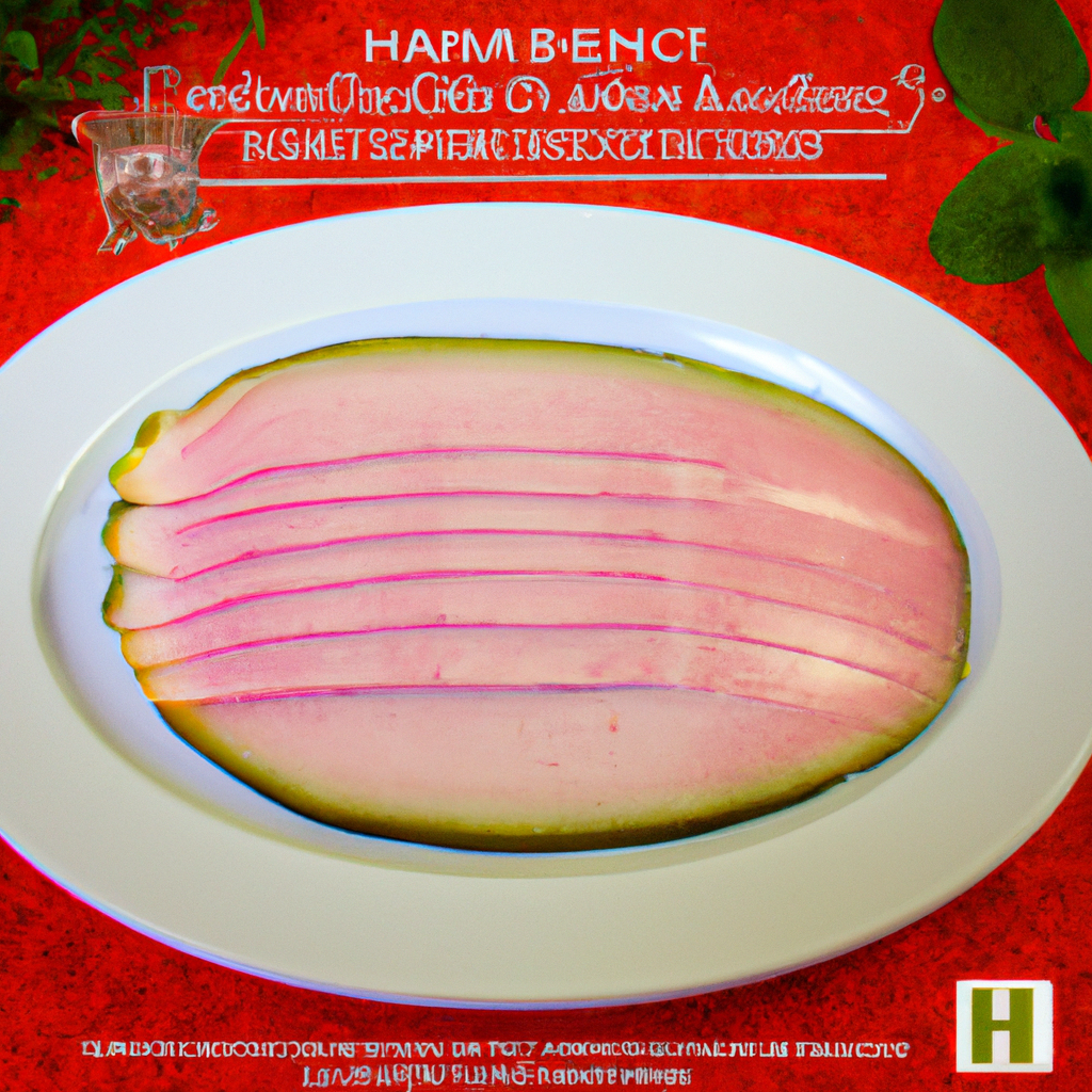Easter Ham With Rhubarb Sauce