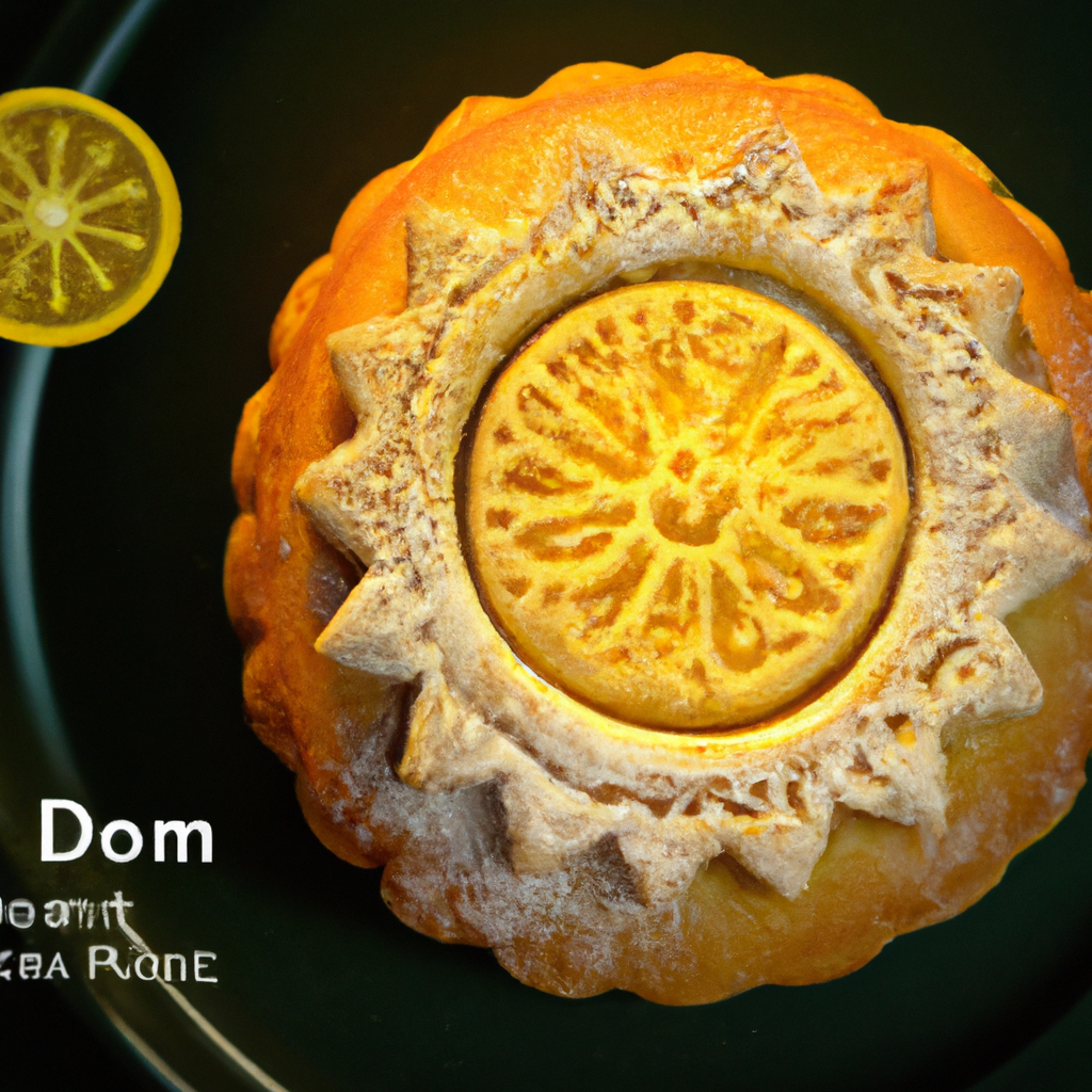Citronm&aring;ne Lemon Moon Cake