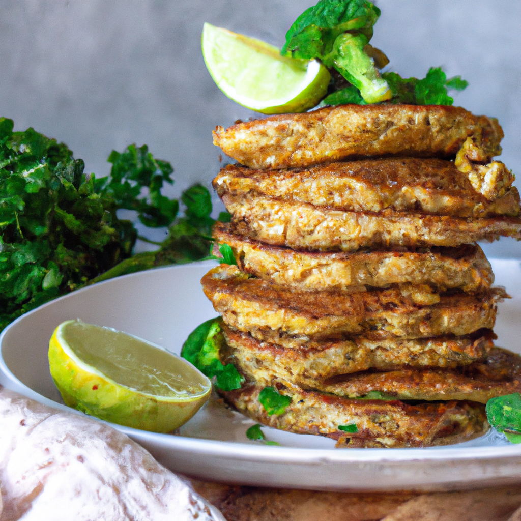 Broccoli Pancakes With Lemon Parsley And Capers