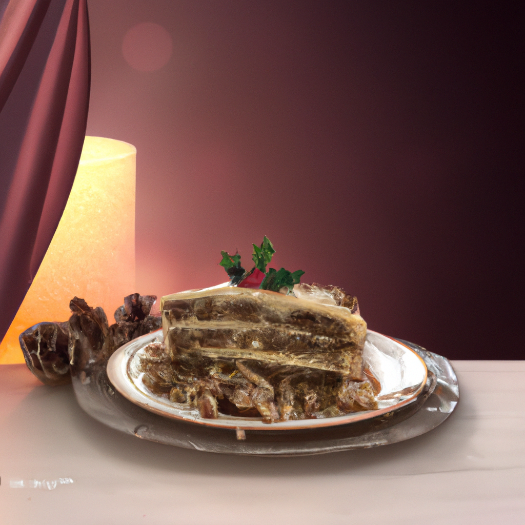 Gingerbread Cake With Pudding Sauce