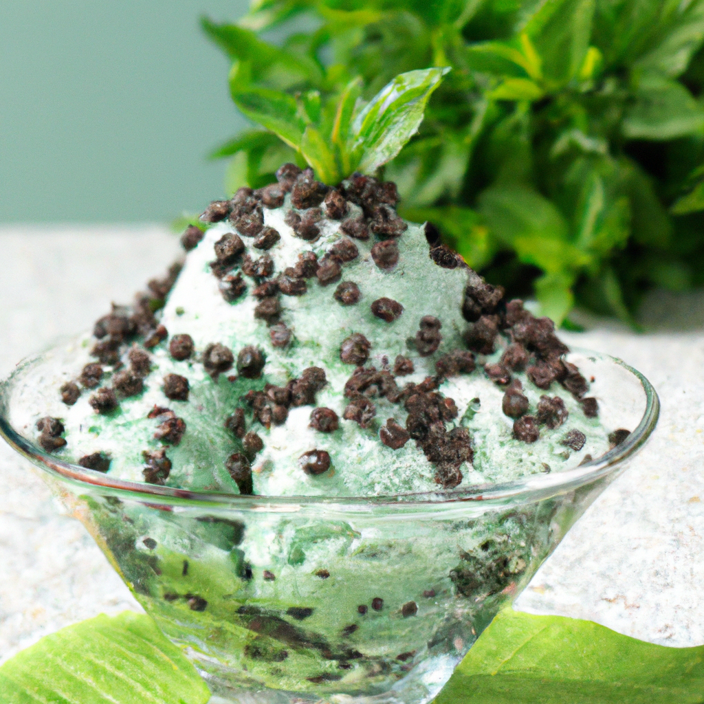 Gluten Free Dairy Free Mint Chocolate Chip Ice Cream