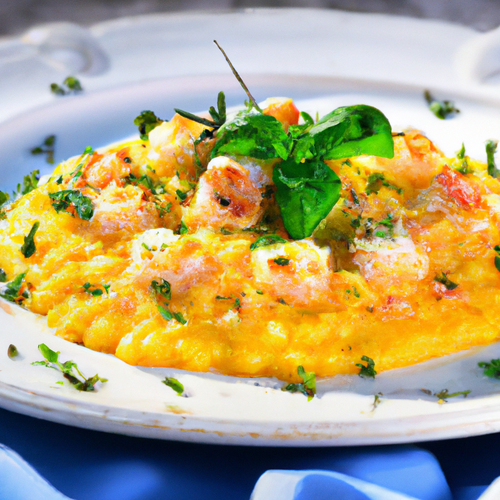 Butternut Squash And Prawn Risotto