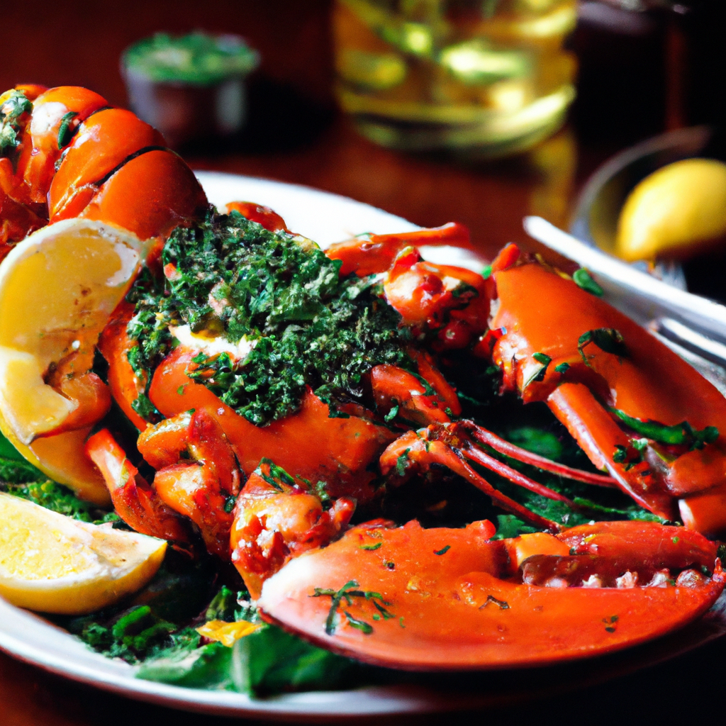 Angry Grilled Maine Lobster