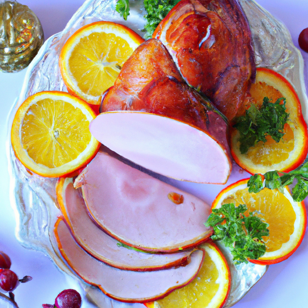 Fruit Glazed Easter Ham