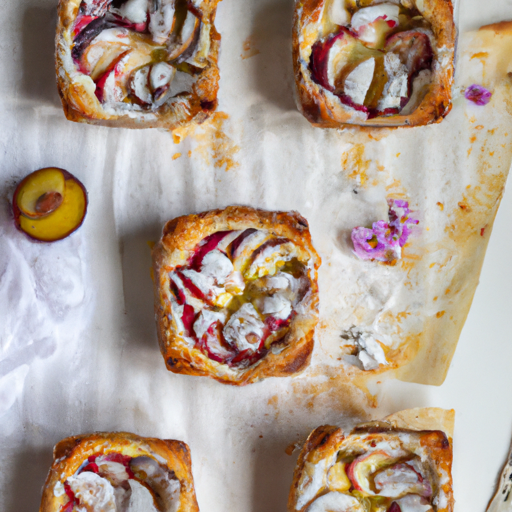 Plum Frangipane Tarts