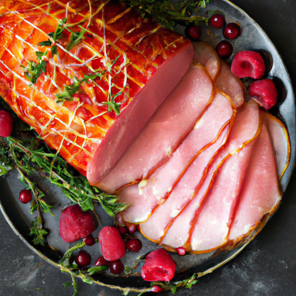 Raspberry Glazed Ham