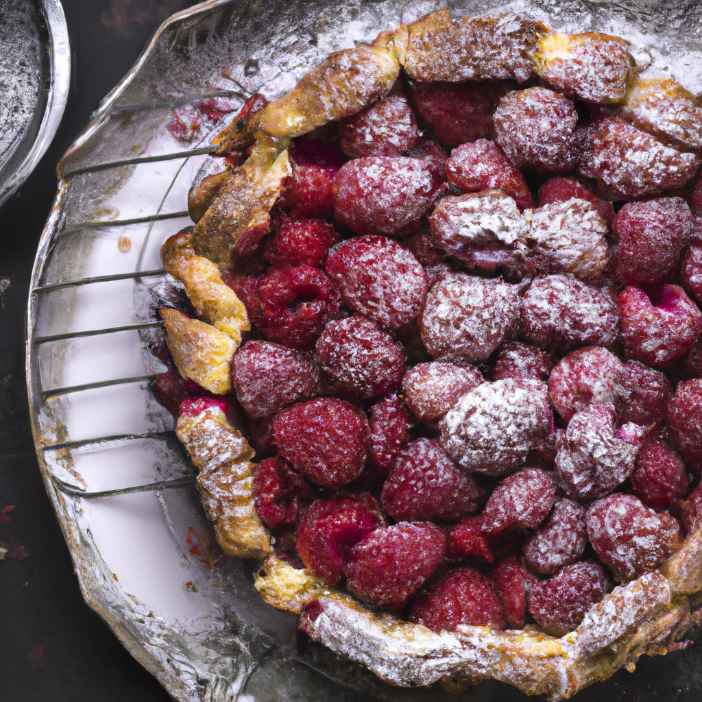 Bringeb&aelig;rterte Raspberry Tart