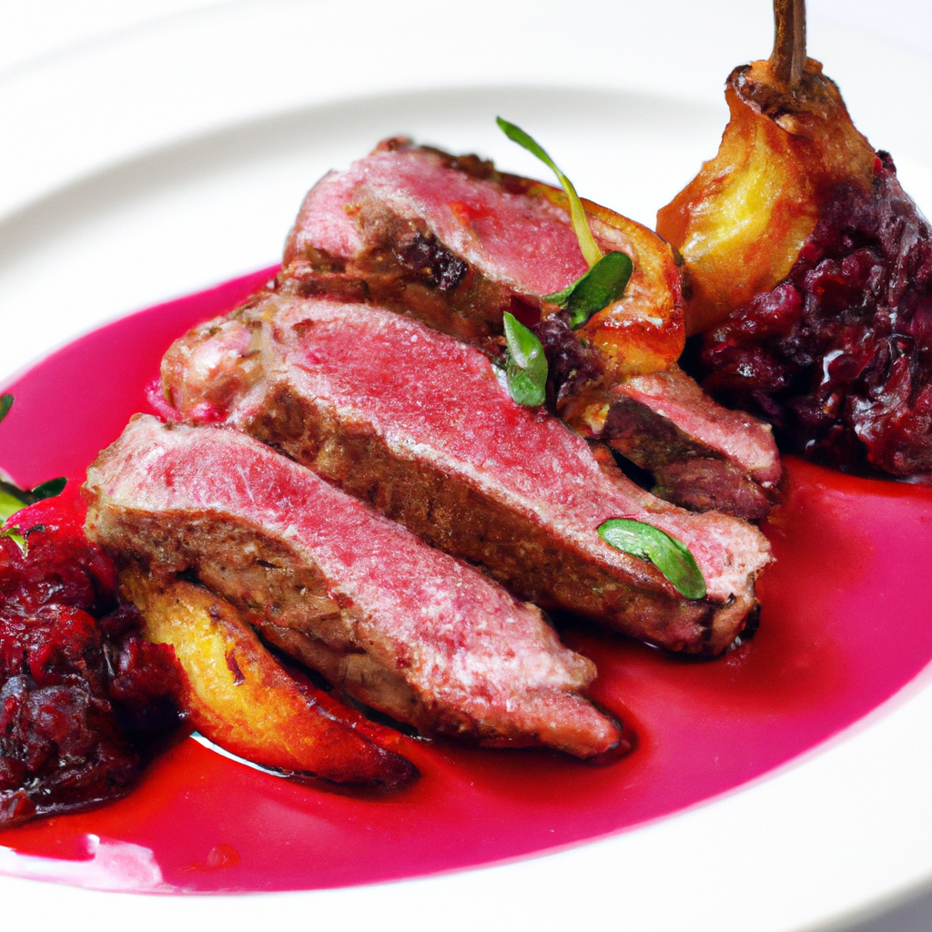 Roast Lamb With Currant Jelly Sauce