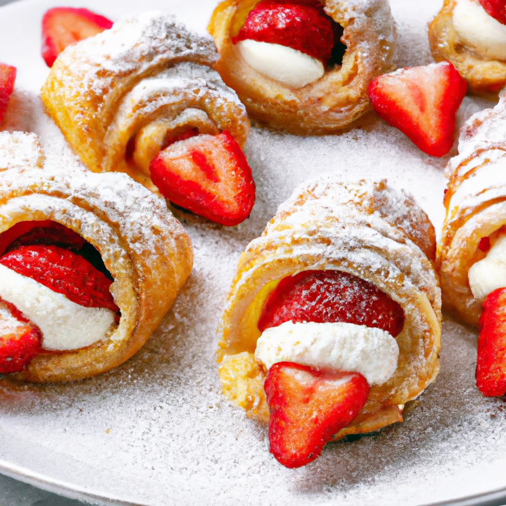 Cannoli Strawberry Tarts