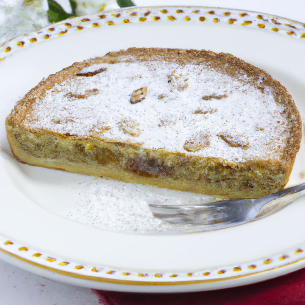 Almond Pie With Mince Meat