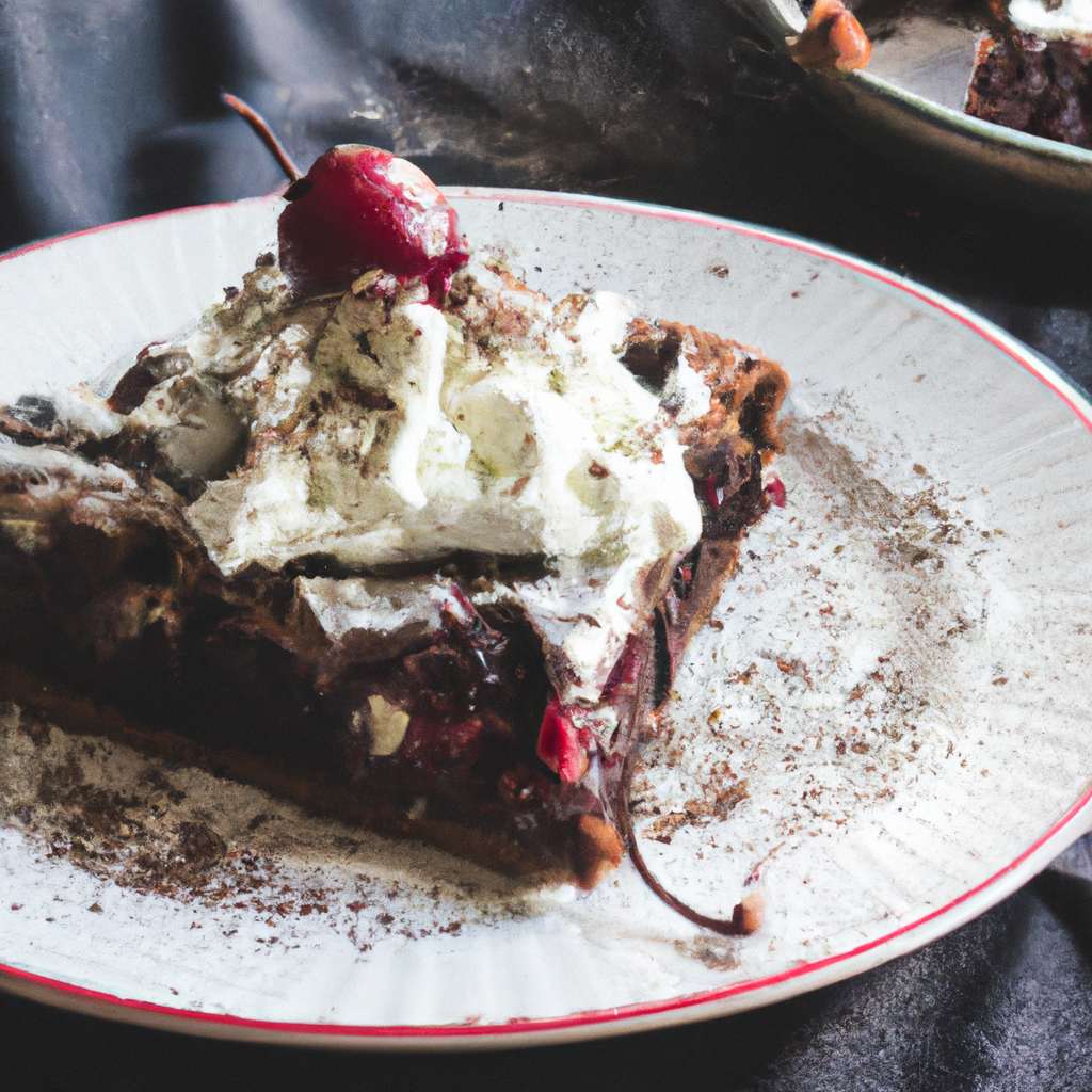 Black Forest Brownie Pie