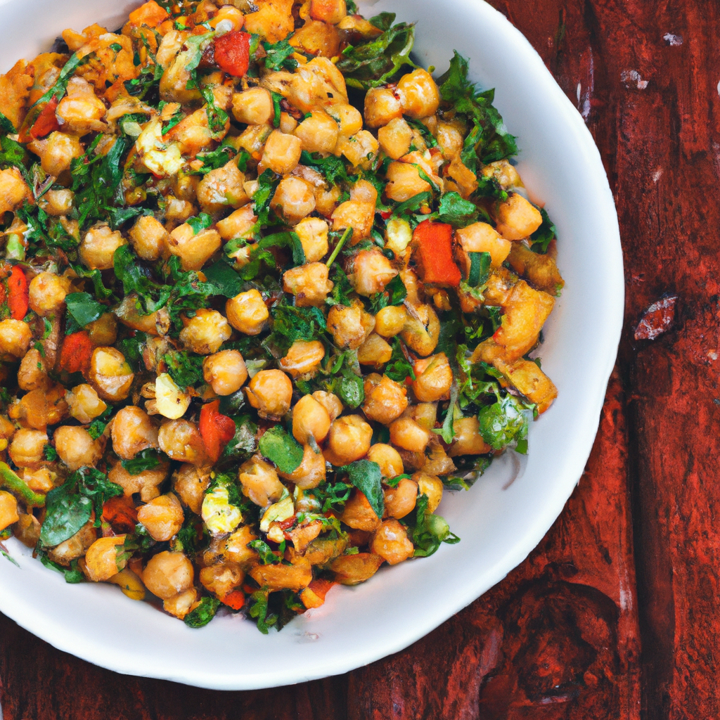 Wheat Berry Chickpea And Squash Salad