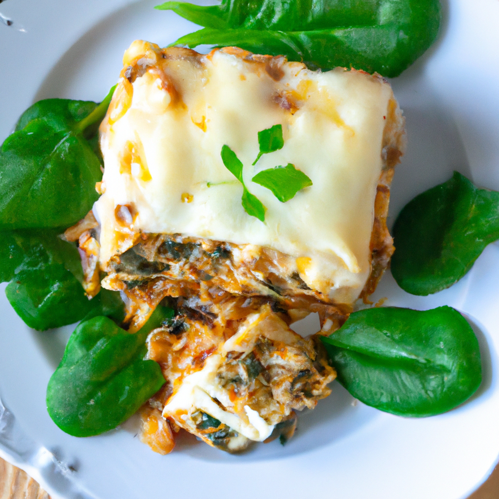 Spinach Tofu Lasagna