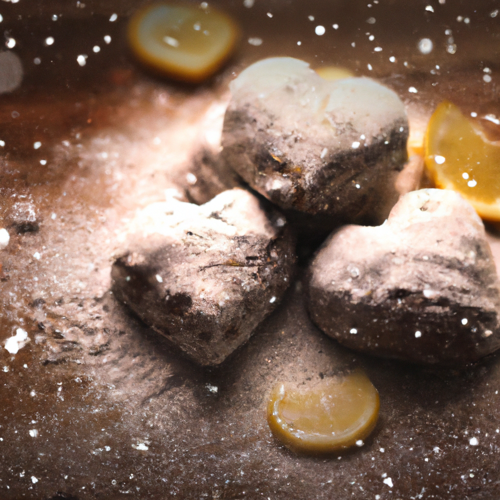 Schoko Zitronen Herzen Chocolate Lemon Hearts