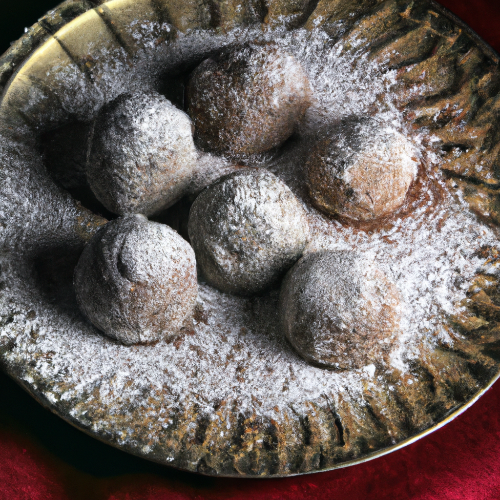 Vanille Rum Kugeln Vanilla Rum Balls