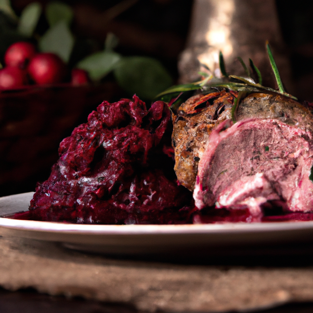 Pork Roast With Boggs Berry Sauce