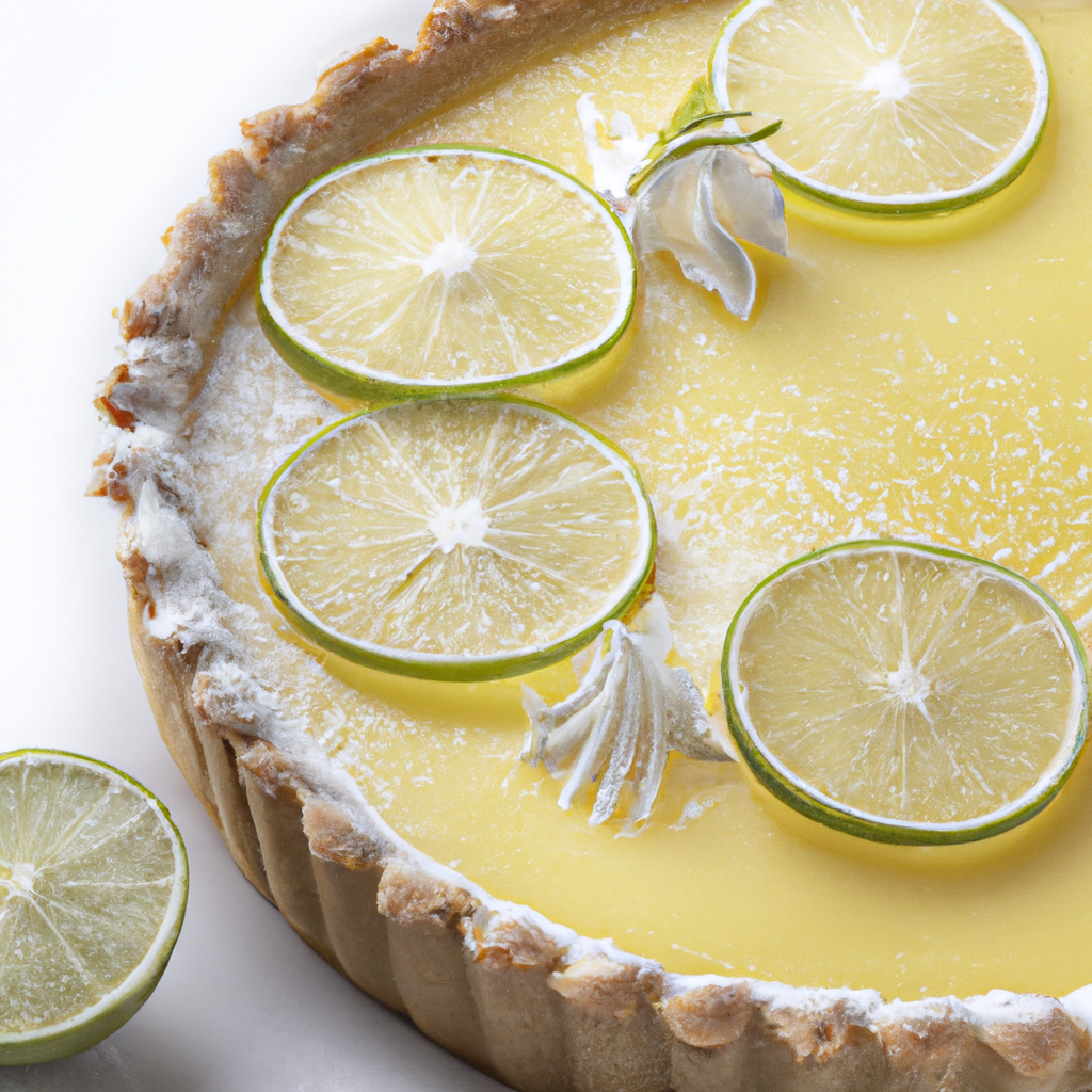 Lemon And Lime Cream Tart