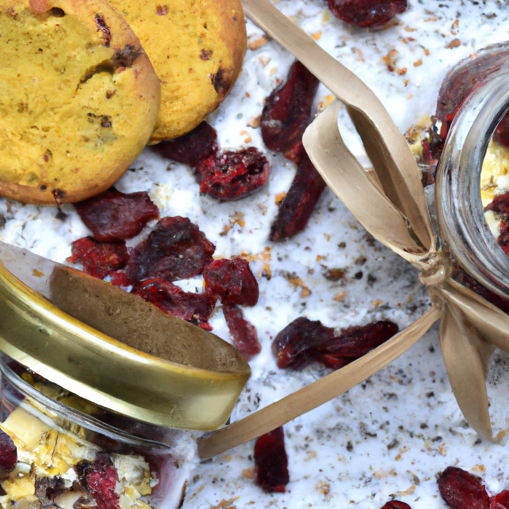 Cranberry Cream Cookie Mix In A Jar