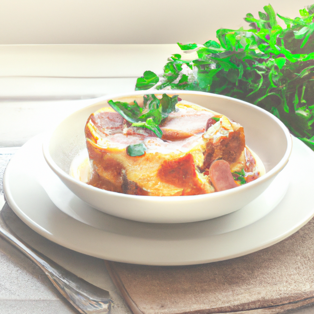 Ham And Cheese Brioche Pudding Recipe