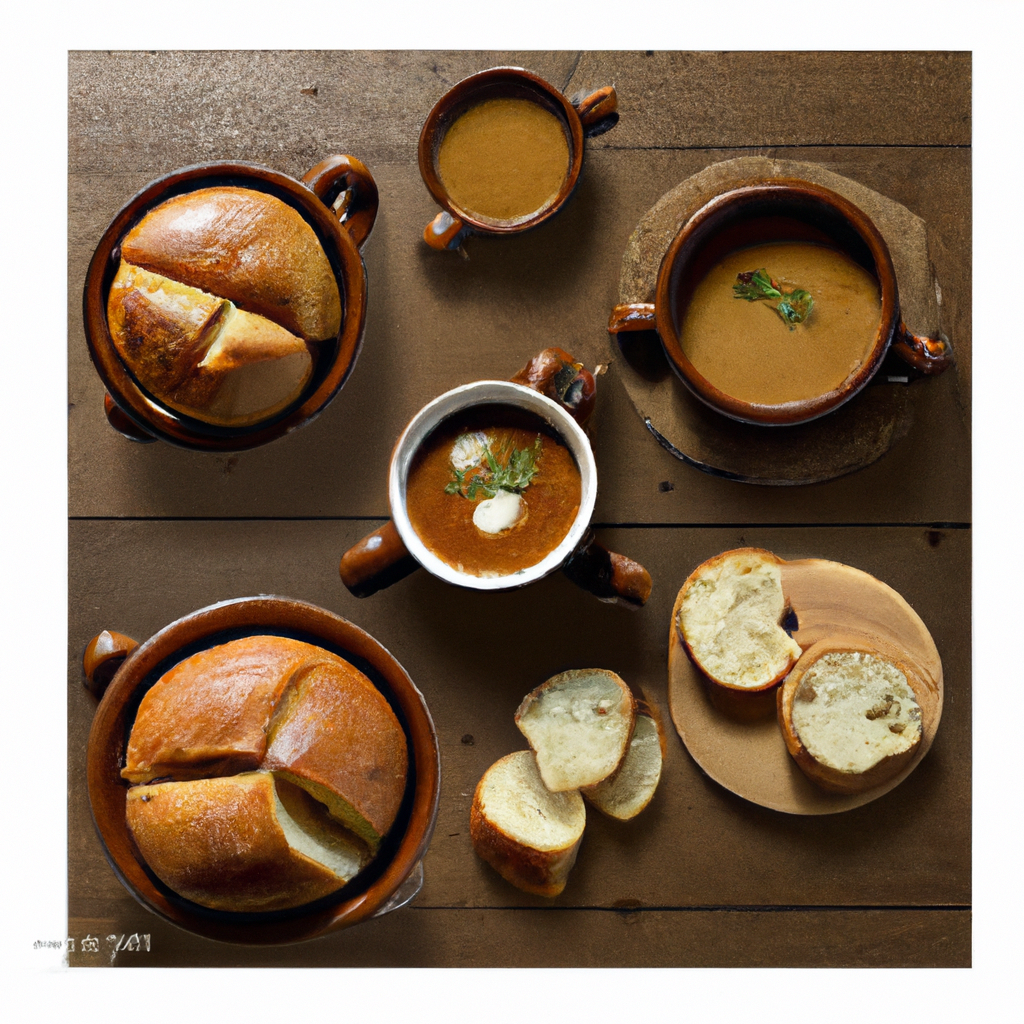 Crusty Home Style Bread Bowls