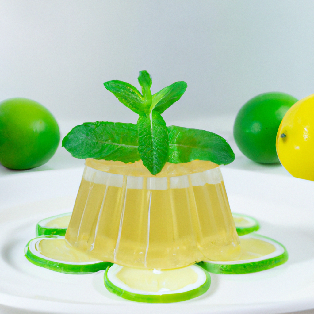 Gelatina De Lim&oacute;n Lemon Gelatin