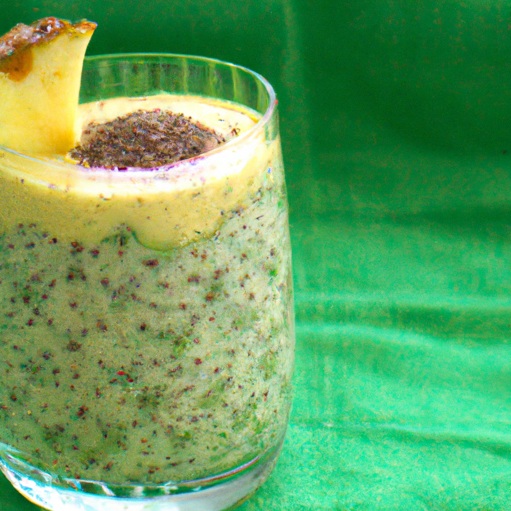 Pineapple Banana Green Smoothie