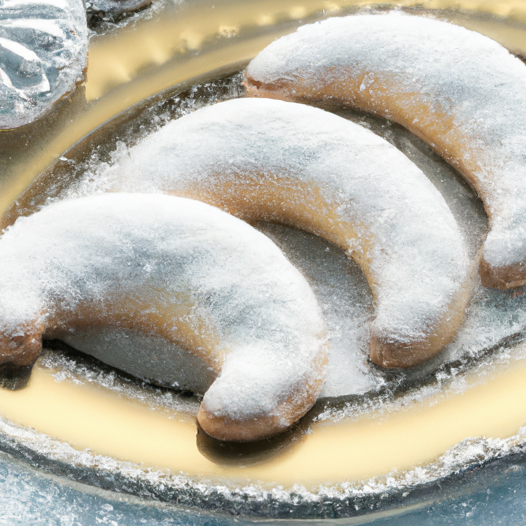 Vanillekrapferl Vanilla Ring Pastries