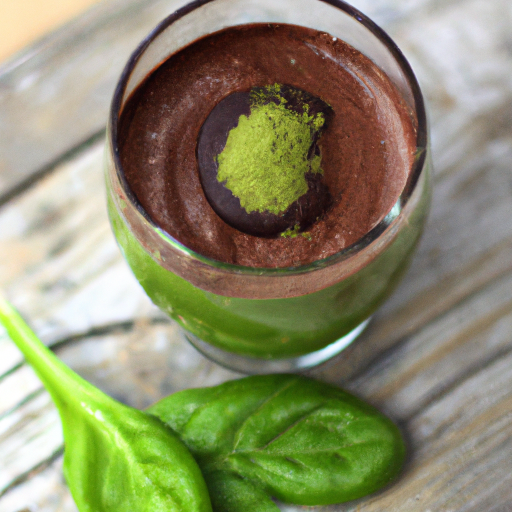 Chocolate Avocado Green Smoothie Raw