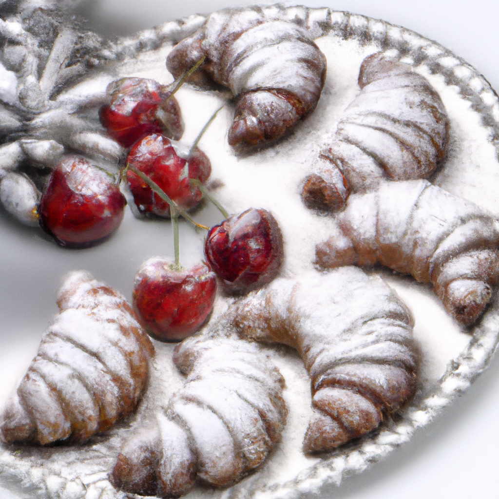 Schoko Kirsch Kipferl Chocolate Cherry Crescents