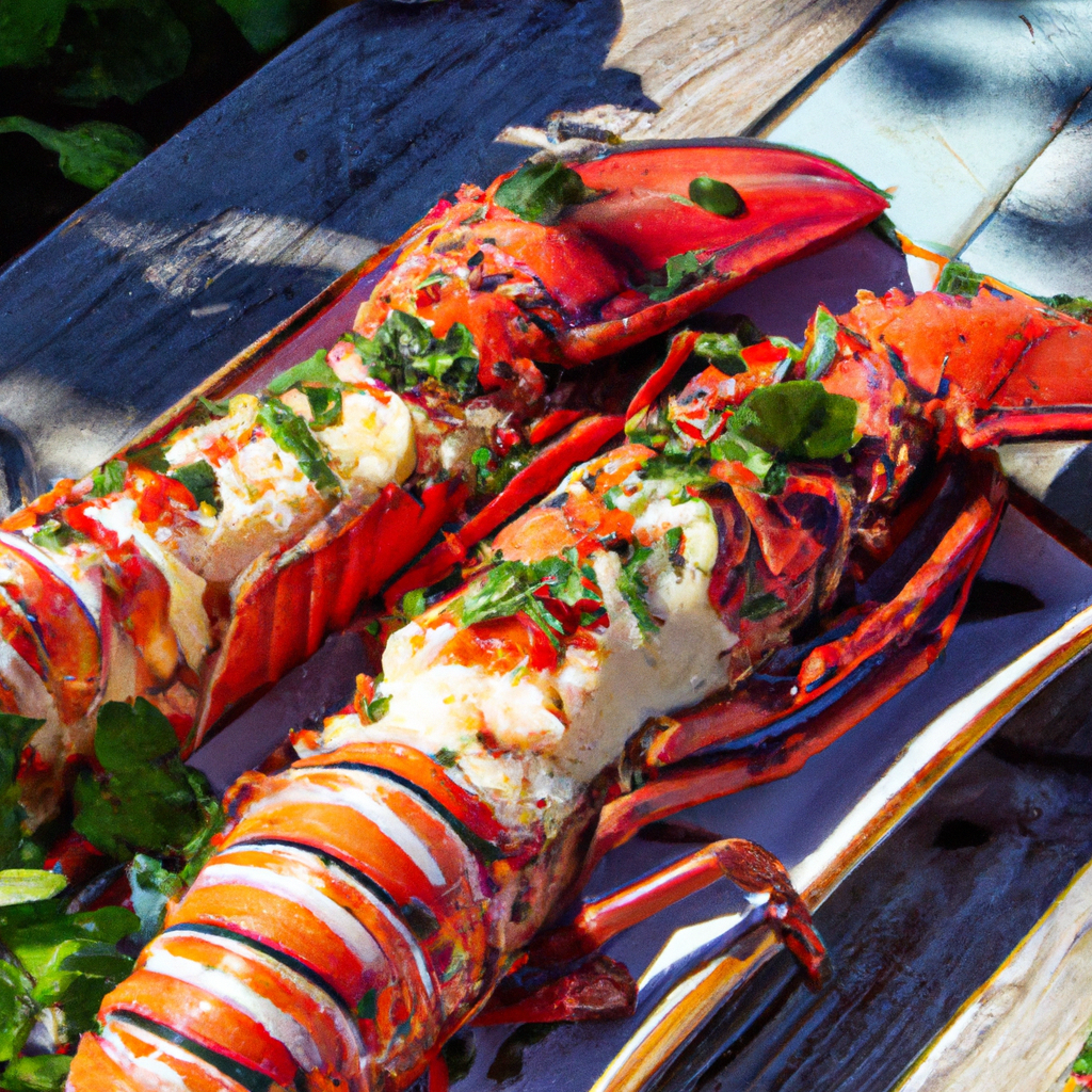 Barbecued Rock Lobster Tails