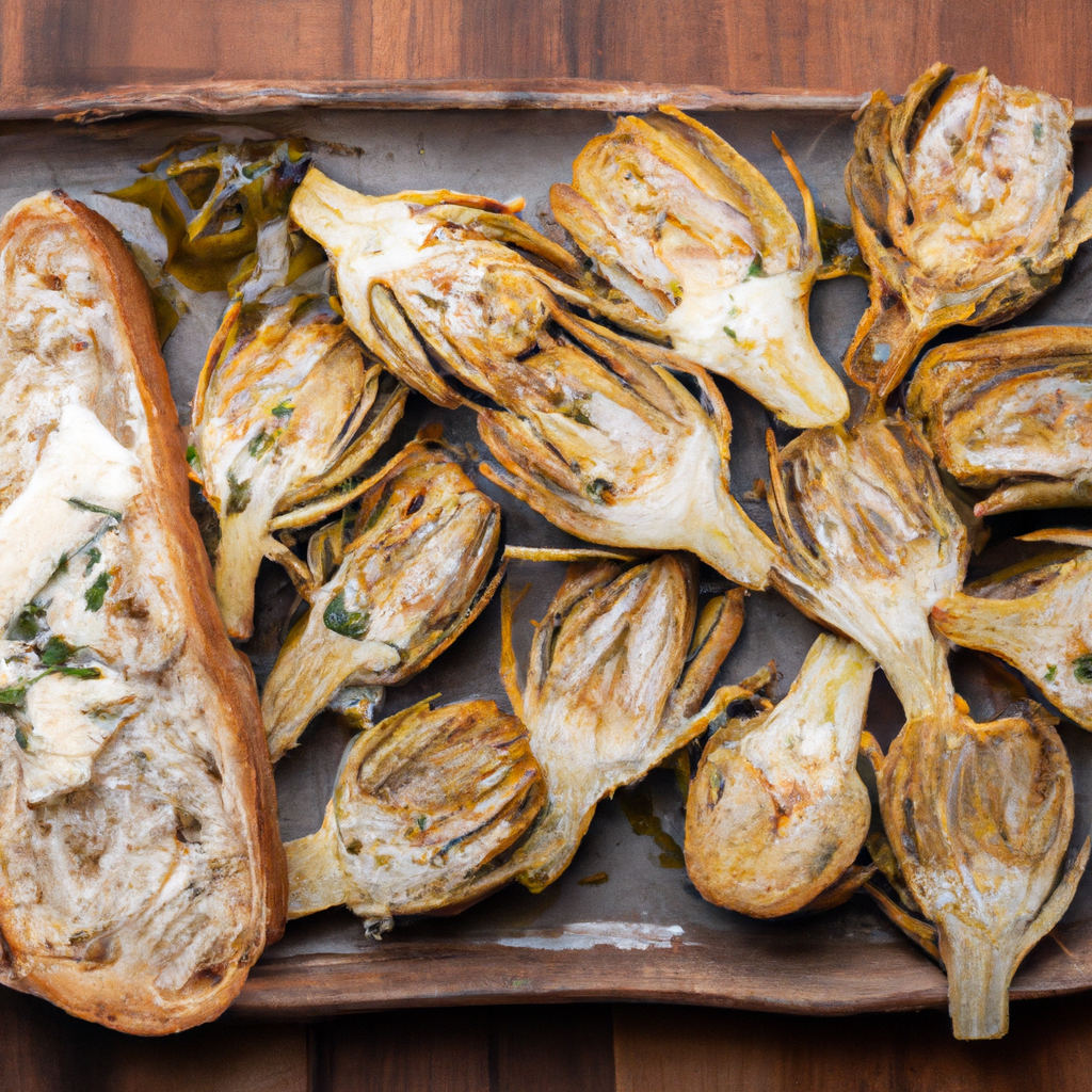 Baby Artichoke Crostini
